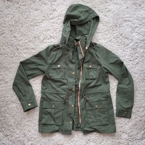 Market & spruce green military jacket